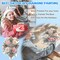 Hanging Diamond Art Cross Kits for Adults, 5D Special Shape Diamond Painting Flower Kits, Cross Diamond Gem Art Suncatchers Painting Pendant Ornament for Home Garden Wall Decor